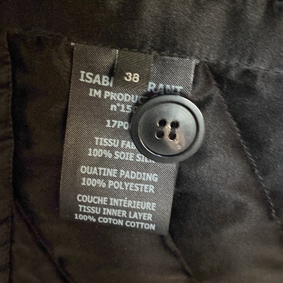 ISABEL MARANT Quilted Silk Bomber Jacket - Size 38 - Picture 5 of 8